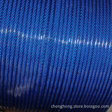Plastic-coated Steel Wire Rope, Available in Different Sizes and Colors